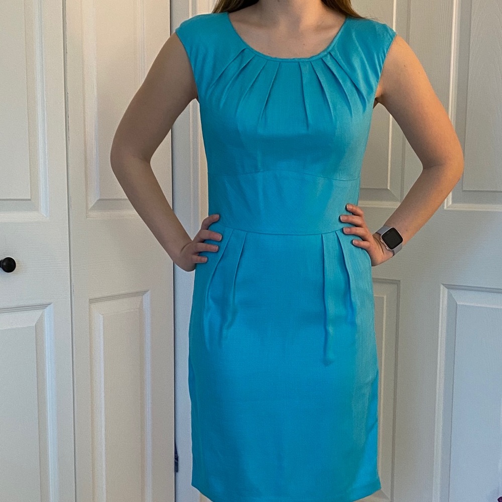 Trina Turk,  size 4 turquoise dress